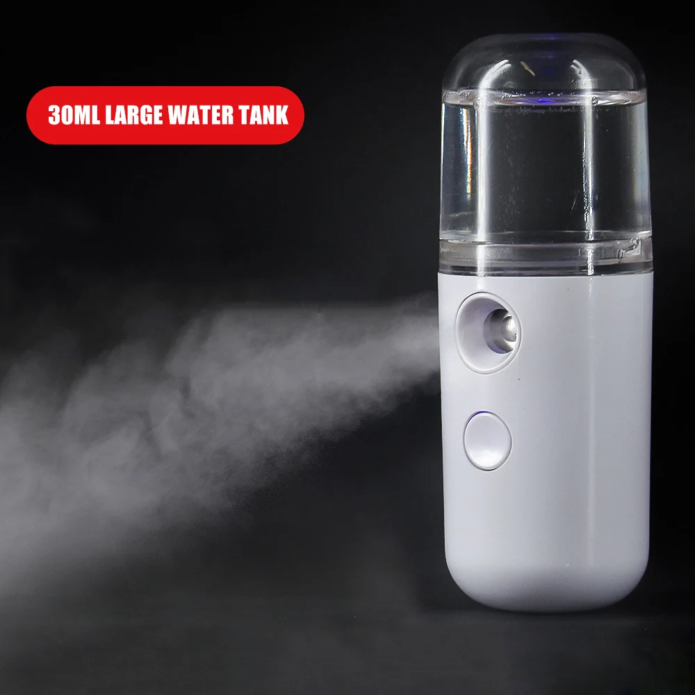 

Portable USB Rechargeable Face Mist Sprayer Humidifier Diffuser 30ml Water Tank SK88