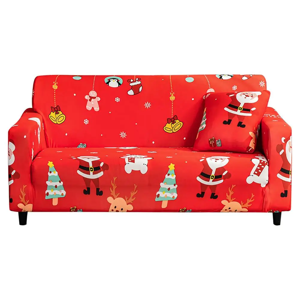 

Sofa Slipcover Christmas Patterns Easy Fitted Flexible And Soft Loveseat Cover Waterproof Printed Couch Cover For Home Decorati