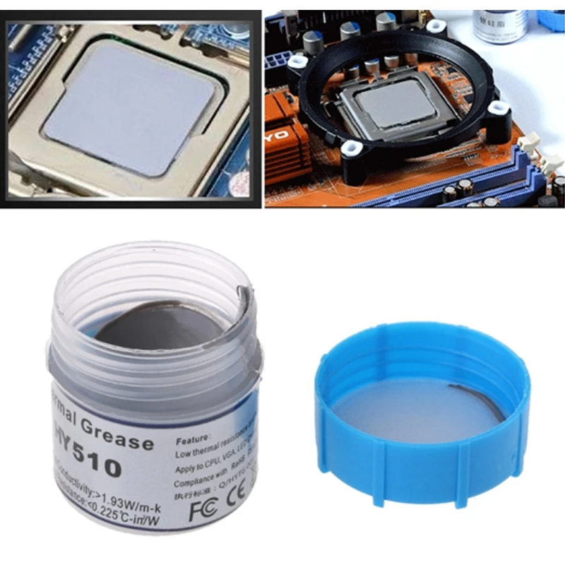 

15 г термопаста силиконовая паста для ЦП GPU VGA светодиодные транзисторы паста радиатора Материал термоинтерфейса