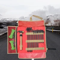 outdoor camping equipment stake storage bags tent accessories hammer wind rope tent pegs nails storage bag