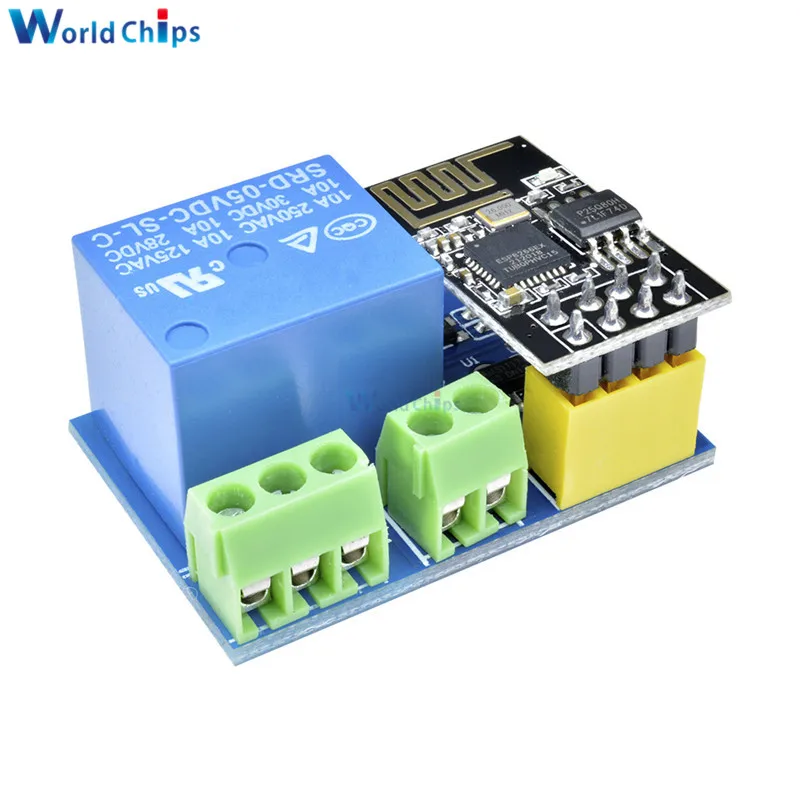 Модуль дистанционного управления для умного дома ESP8266 ESP-01S 5 В Wi-Fi приложение