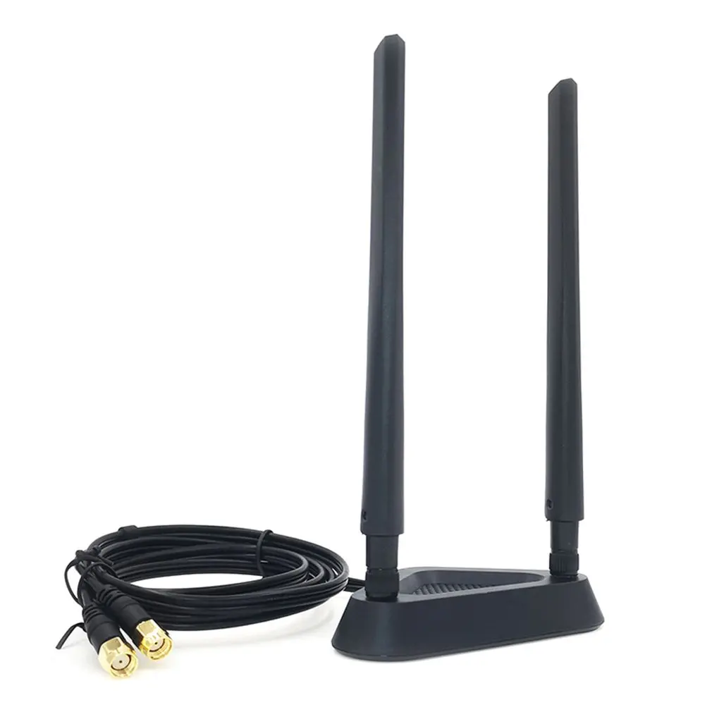 Кабель удлинитель с штекером SMA на гнездо RG174 RF магнитным основанием|Антенны для