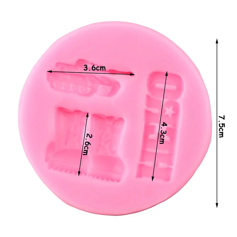 Военные ботинки армейский танк силиконовые формы искусственная глина конфеты
