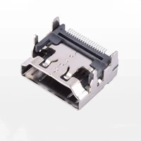 10pcs hdmi compatible 19pin female smd smtseat horizontal hdmi compatible hd connector