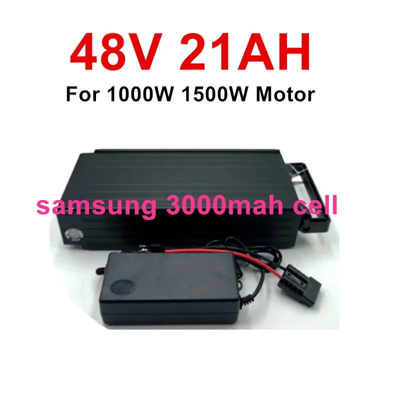 48V 1000W 1500w 2000W электрический велосипед аккумулятор 18ah 21AH 25ah задняя стойка батареи