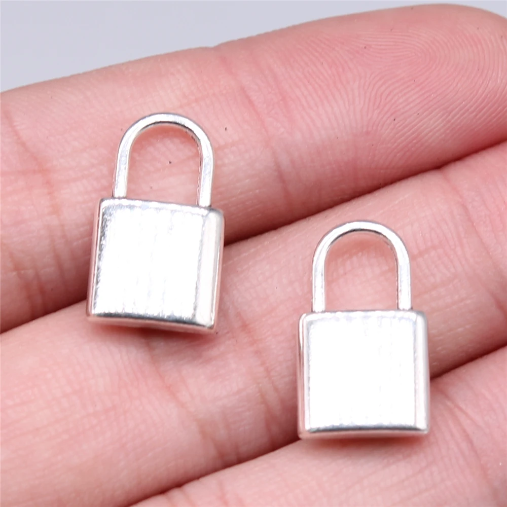 

Sejuani Supplies for jewelry 10pcs 18x11mm Lock Charms