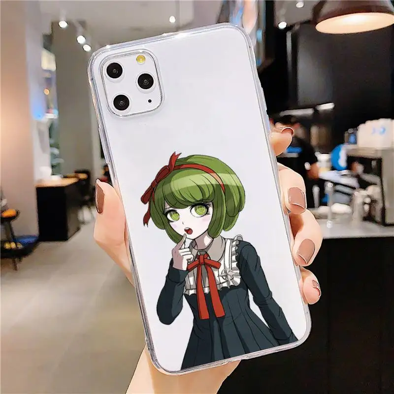 

Danganronpa V3 Killing Harmony Phone Case Transparent soft For iphone 5 5s 5c se 6 6s 7 8 11 12 plus mini x xs xr pro max