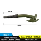 Герри канистры гибкий металлический носик с уплотнением резиновый Gaske Топлива Nozzel темно-зеленый для 51020 л