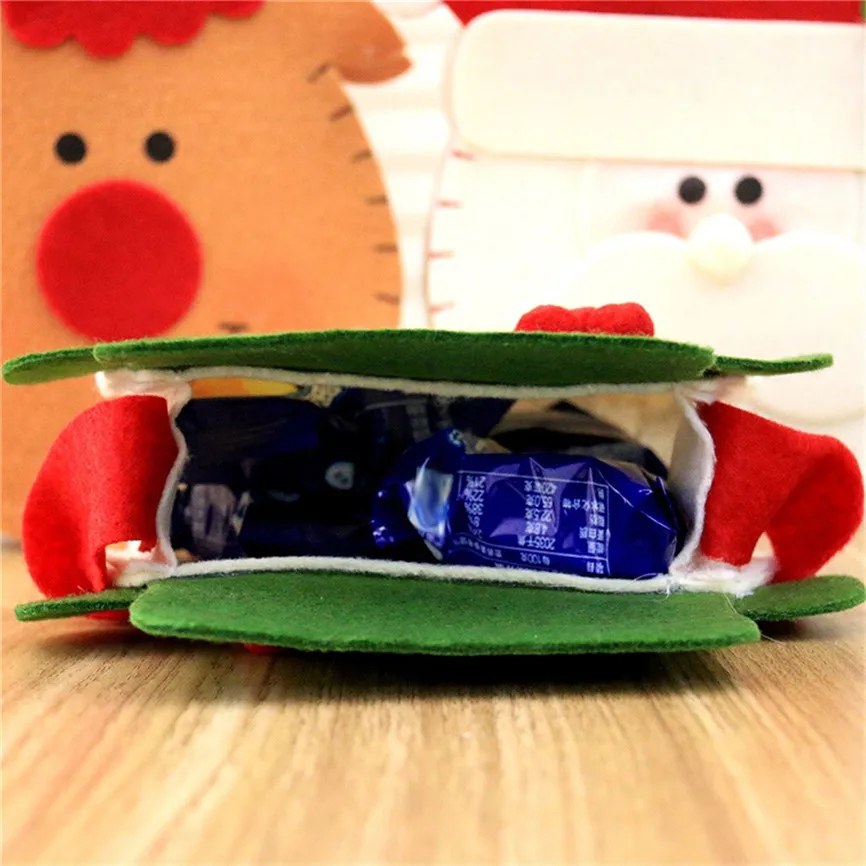 Рождественские подарочные сумки для детей в стиле старый человек из хлопка с