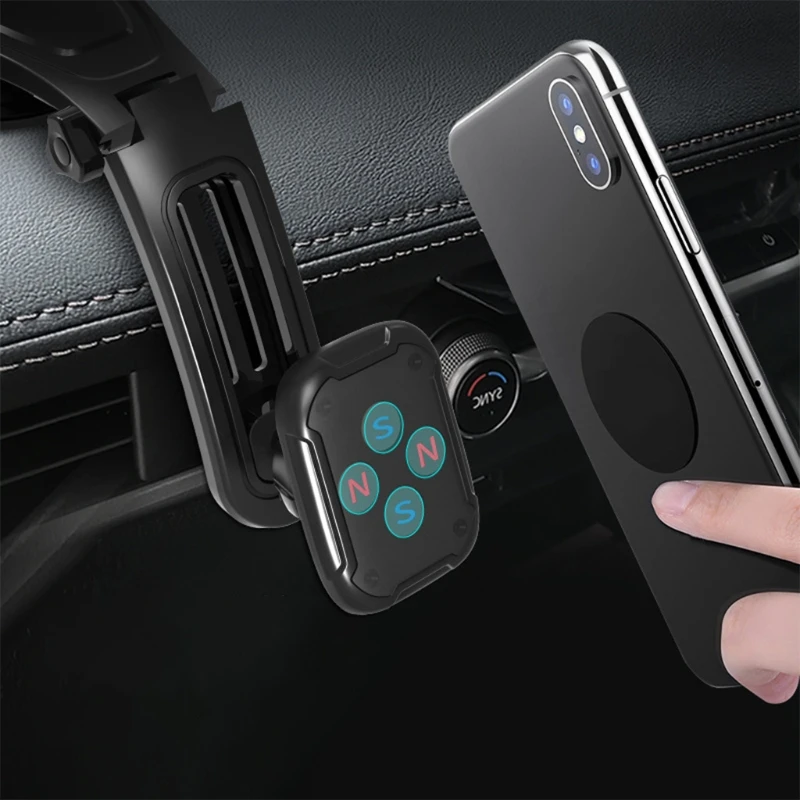 Magnetic Car Dashboard Phone Mount Bracket Holder Stand GPS Cradle Bracket