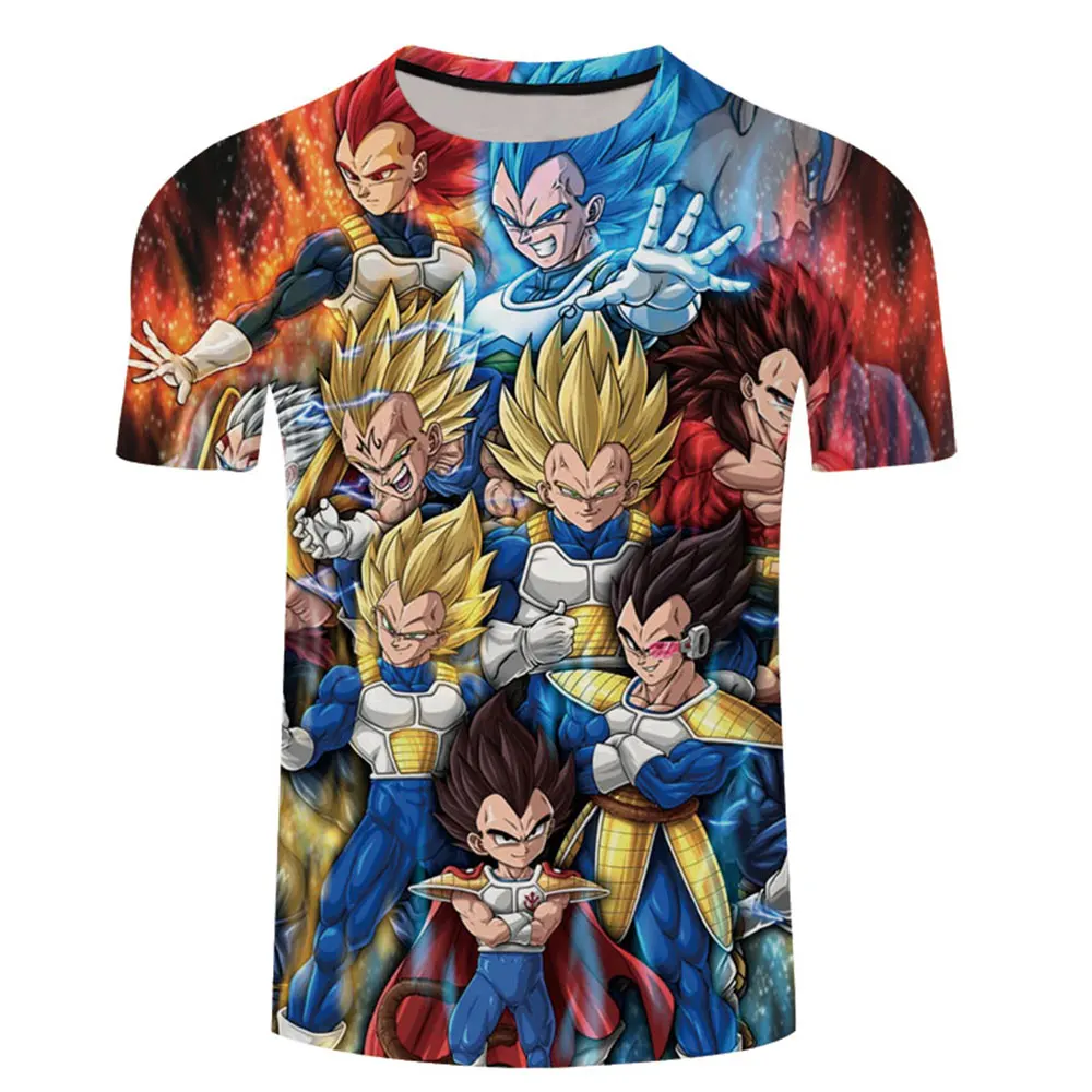 

The coolest goku anime 3DT shirt 2021 summer children's novelty tops cute goku harajuku anime design men and women casual Tshirs