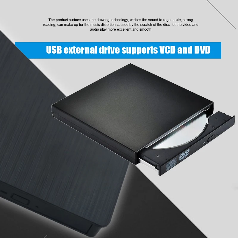 Внешний привод DVD CD USB 3 0 перезаписывающее устройство портативная тонкая