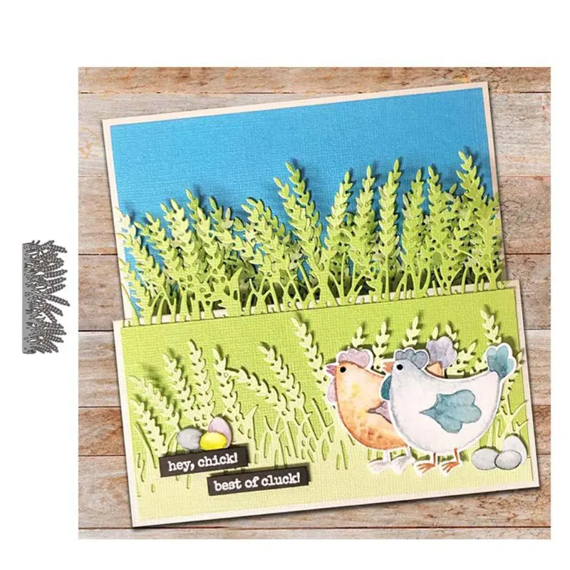 Штампы для резки пшеничного металла DIY Скрапбукинг Бумага штамповка штамповки