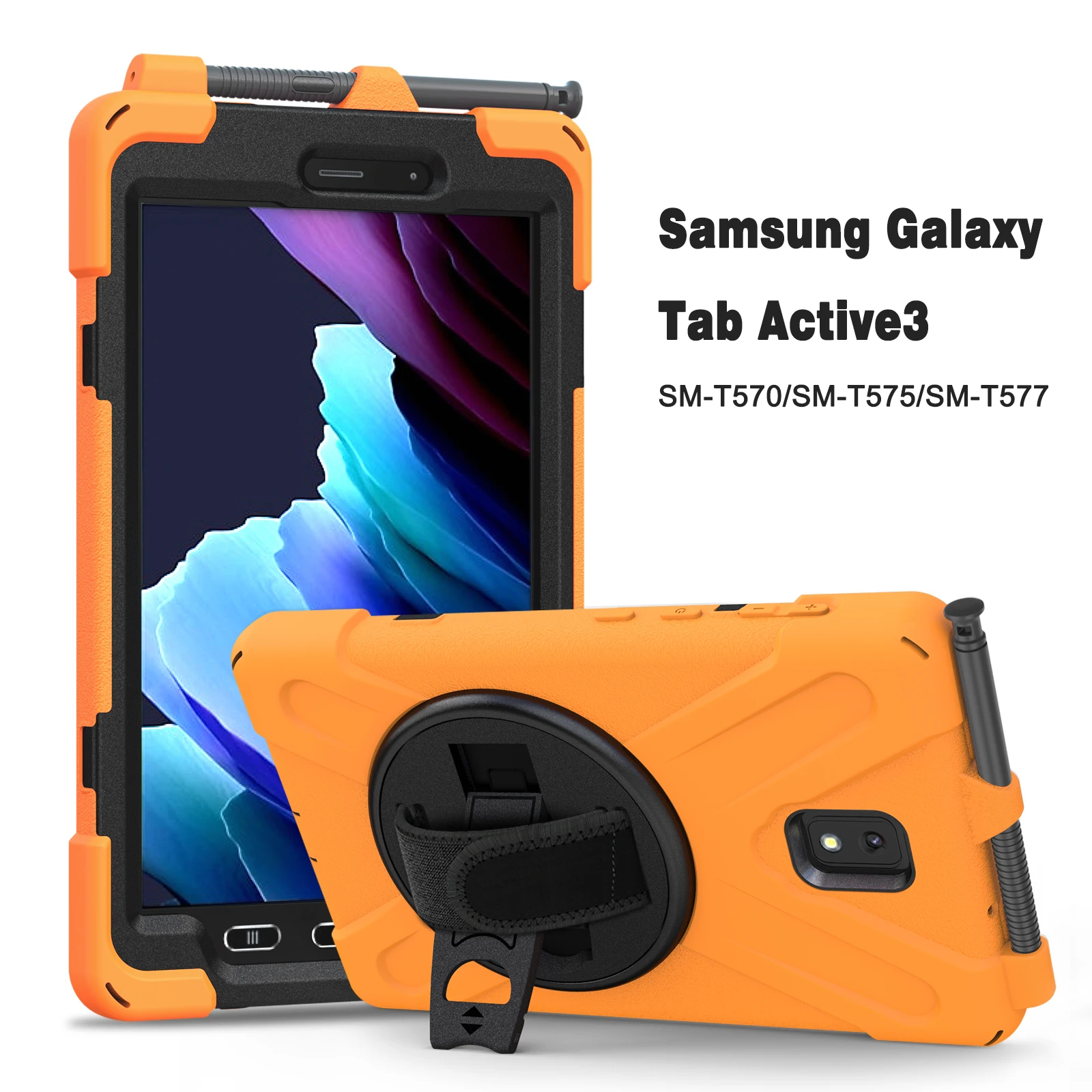 Samsung Galaxy Tab Active 3 8.0 SM-T570 T575 T577 Case Tablet Heavy Duty Rugged Shockproof Cover For Samsung Tab Active3 SM-T570