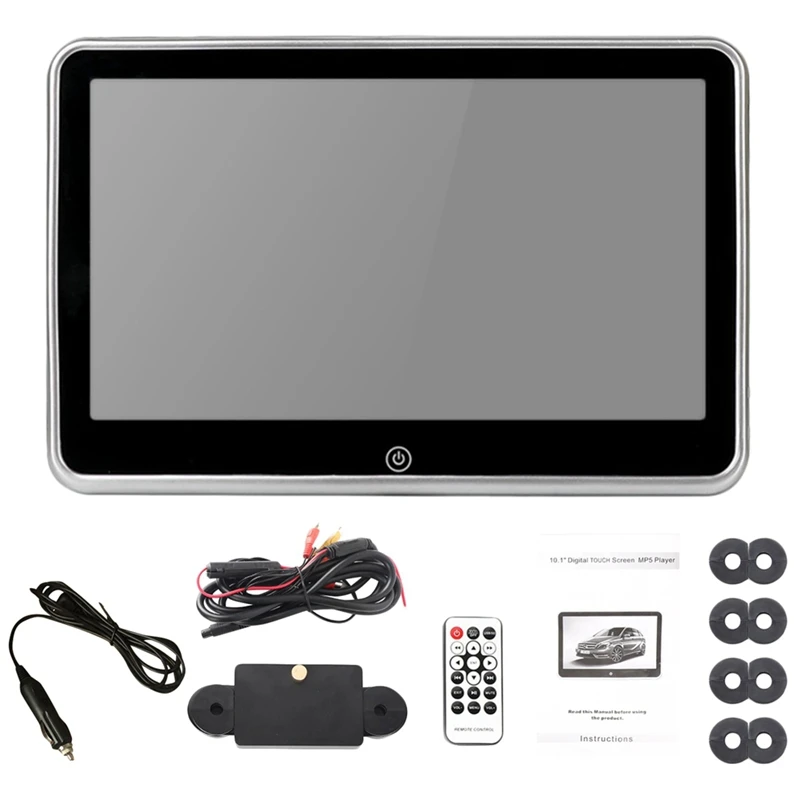 10 1 дюймов Автомобильный подголовник плеер Fm Bluetooth портативный пресс экран