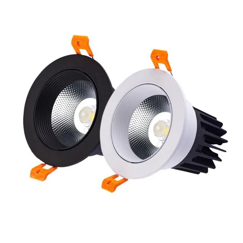 

Встраиваемый cветодиодный Светильник Downlight Круглый анти-блики COB светодиодный светильники, 7 Вт, 9 Вт, 12 Вт, 15 Вт светодиодный точечные потолоч...