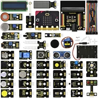 Keyestudio 37 in 1 Sensor Starter Kit With Micro:Bit  V2.0  for BBC MicroBit Makecode DIY 38 Projects (Including Micro:Bit V2 )