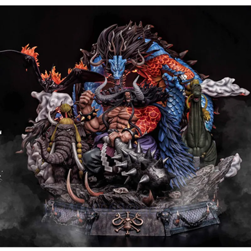 

GK Statue Anime ONE PIECE Beasts Pirates Kaido New World Four Emperor Strongest Creature Resin Action Collectible Model Toy R599