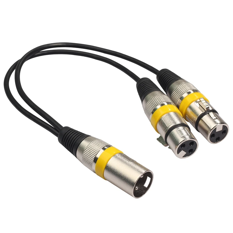 30 см 3Pin Xlr папа 2 Женский o удлинитель Y сплиттер для микрофона миксер рекордер Dj