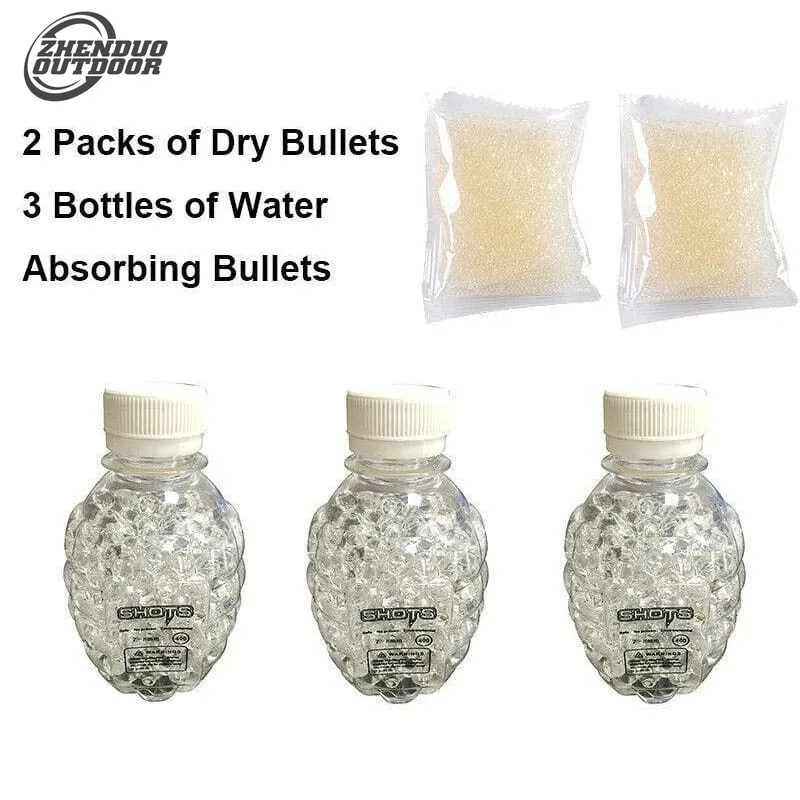 

ZHENDUO OUTDOOR 10,000Pcs 7-8mm Transparent Gel Balls Hunting Gun Accessories