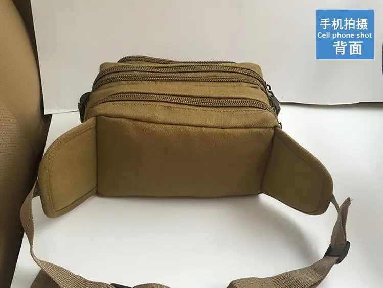 Хит! тканевая Водонепроницаемая поясная сумка для мужчин, многослойная поясная сумка, сумка для велосипеда, мужская дорожная поясная сумка