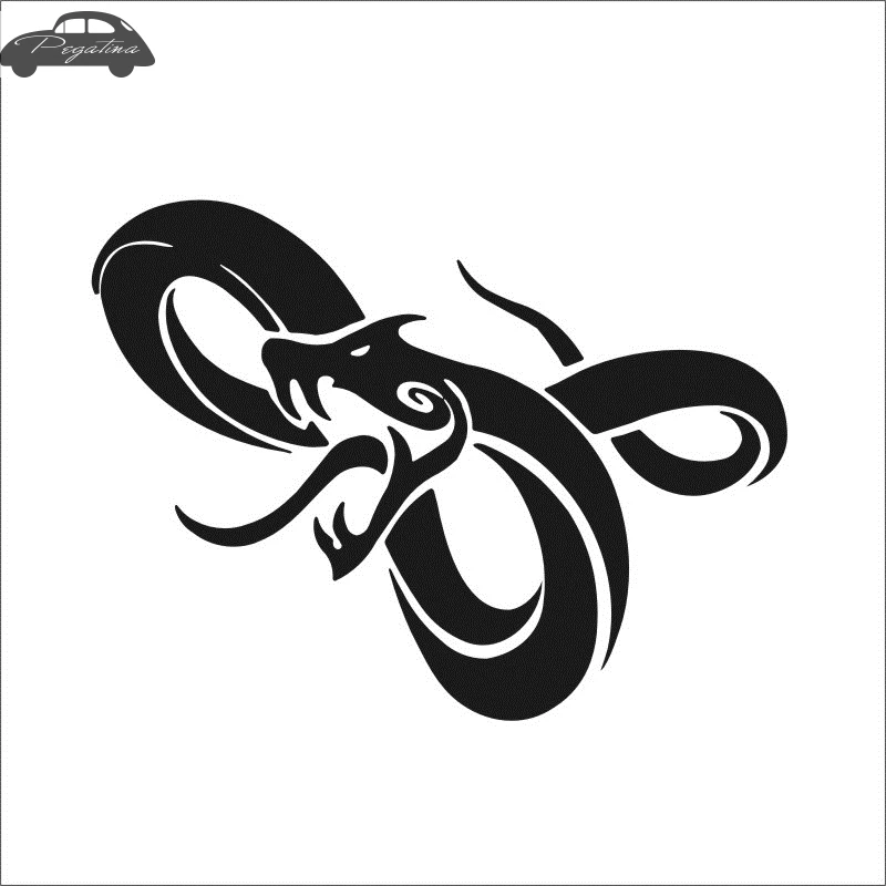 Наклейка в виде змеи Cobra автомобильные Стикеры виниловые наклейки на стены Pegatina