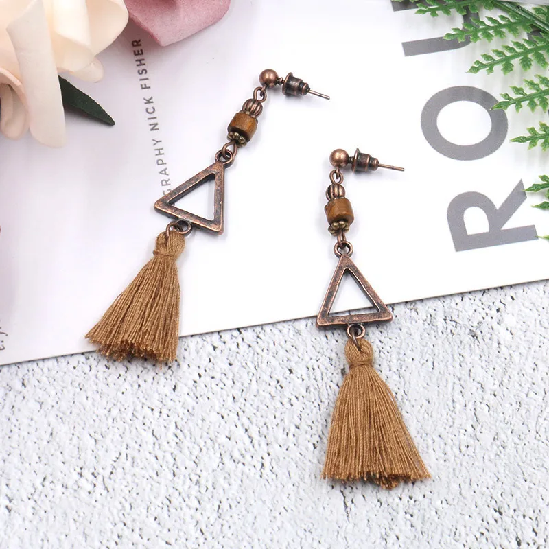 

TOUTCALE 2020 Boho Ethnic Dangle Drop Earrings For Women Vintage Fashion Women Earrings Sets Ornament Charm Jewelry Accessories