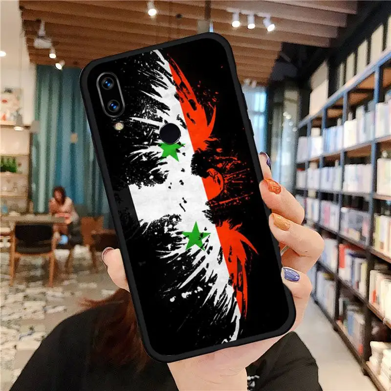 

Syria Flag Phone Case For xiaomi redmi note 10 9 9s 8 8t 7 pro max mi note 10 lite pro coque