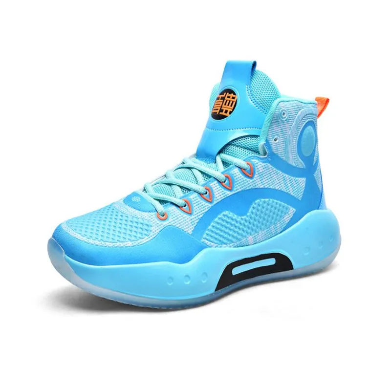 

2021 New Gym Boots Basketball Boys Sport Trainers For Men Outdoor High Top Men Sneakers Designer Man Basketball Training Shoes