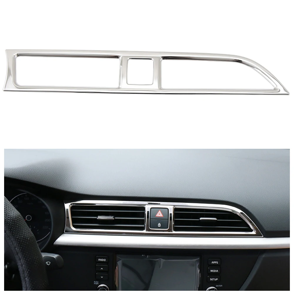 Крышка вентиляционного отверстия из нержавеющей стали для Kia Rio 4 X line 2017 2018 2019