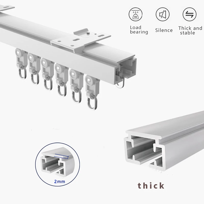 Умные электрические занавески занавес Бесшумная дорожка для aqara /A1/B1 /tuya zigbee Wi Fi