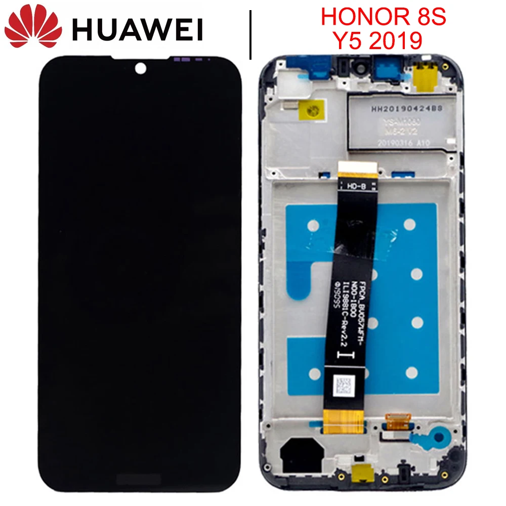 Pantalla LCD t&aacute;ctil para Huawei Y5 2019, con marco de AMN-LX9, LX1, LX2, LX3, Honor 8S, Y5 2019-0