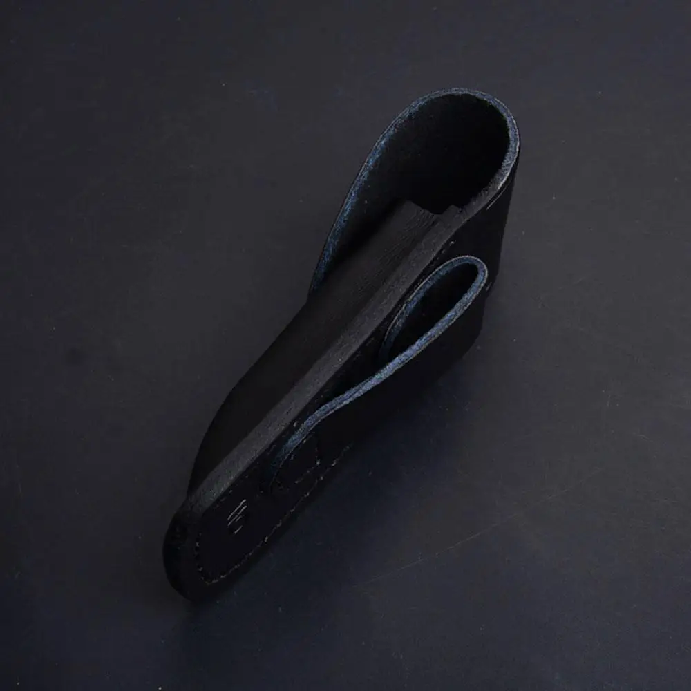 Чехол для охотничьего ножа из черной кожи|Уличные инструменты| |