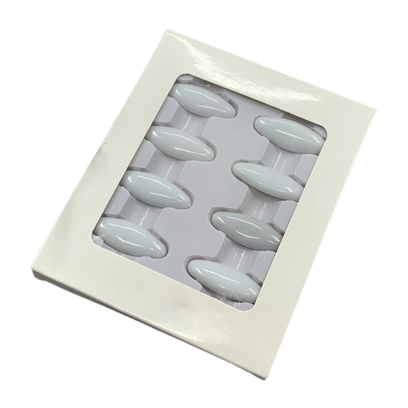 Hijab булавка 8 шт. Бриллиантовая форма Женская черно-белая безопасная пластиковая