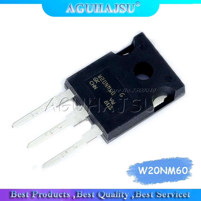 5 шт./лот W20NM60 STW20NM60 20N60 TO247 Field effect NPN 20A600V|Интегральные схемы| |