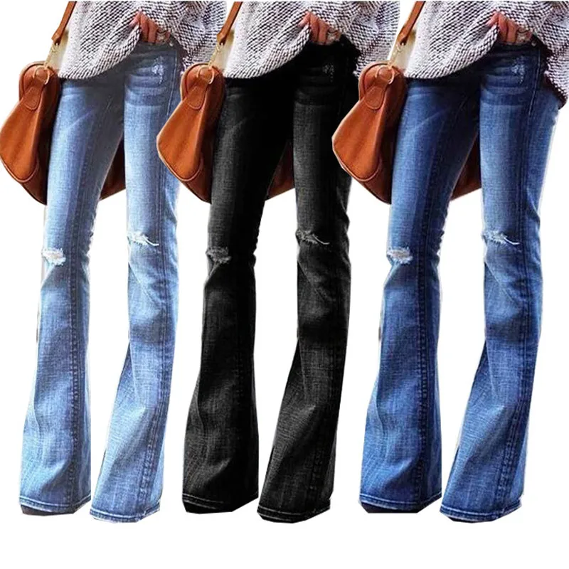 

Explosion style high waist jeans women jeans large size women bell pants women jeans casual women trousers slim hot jeans