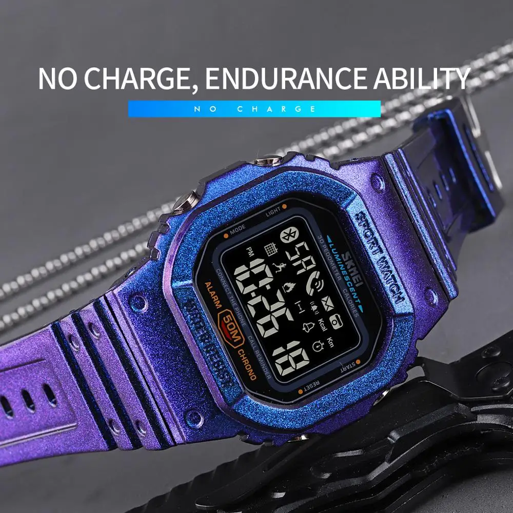 

SKMEI Luxury Smart Wrist watches Bluetooth Smartwatch Pedometer Calorie Watch Men Waterproof Sports Watches Relogios Masculino
