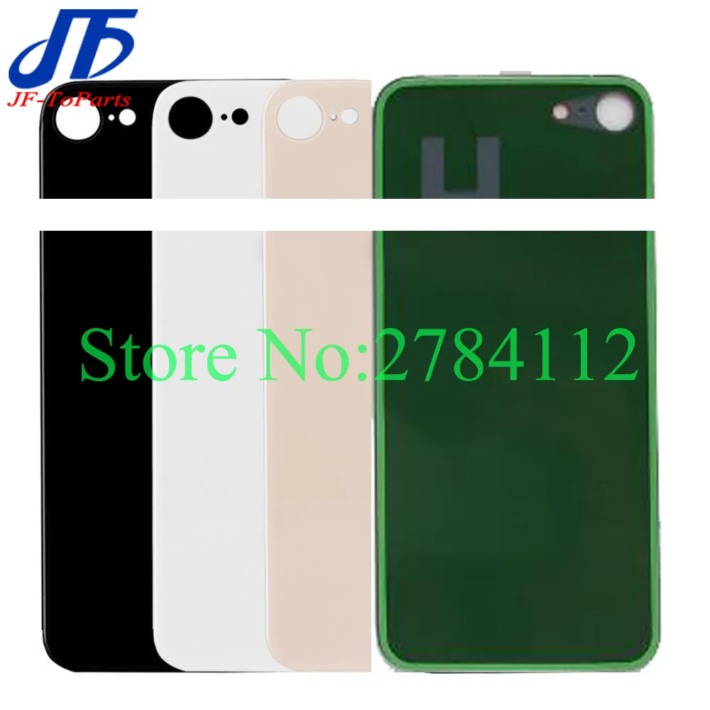 10 шт. лучшее качество Замена задней части стекла для iPhone 8 8G/8 P 8 Plus/X/XR крышка батареи задняя дверь корпус+ клейкая наклейка