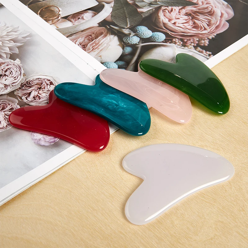 

1PC High Quality Cheap Massage Beeswax Guasha Scraping Massage Scraper Face Massager Eye Face Gua Sha Board
