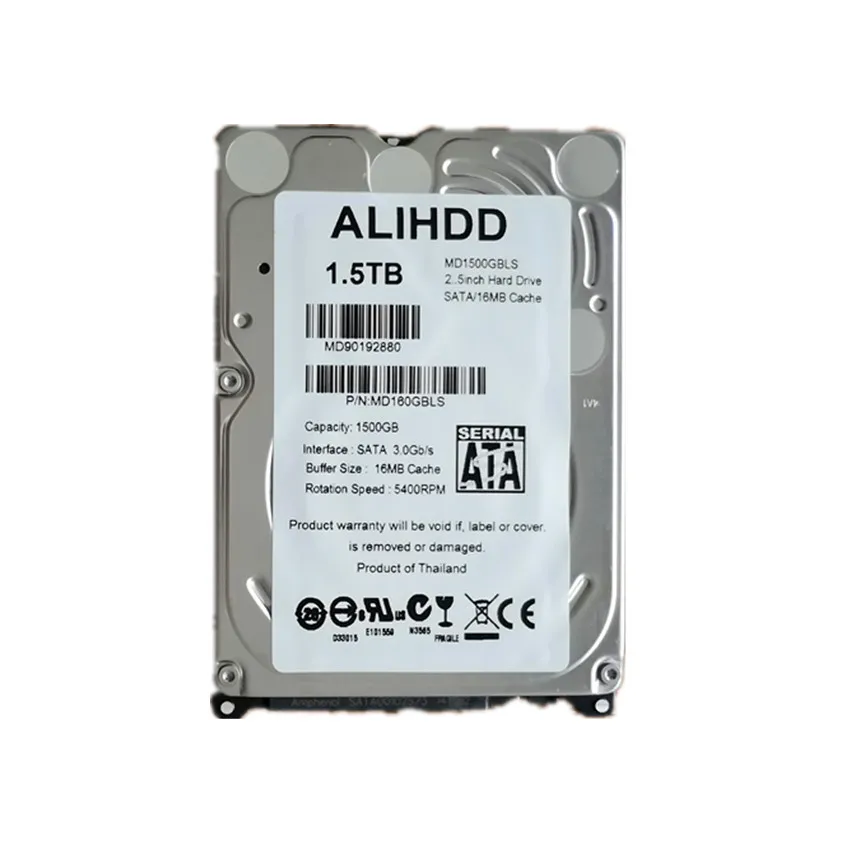 1500GB SATA 2.5inch  15MM Height  HDD  for PC Tower/Server/Mini-ITX/Desktop/Machine Warranty for 1-year