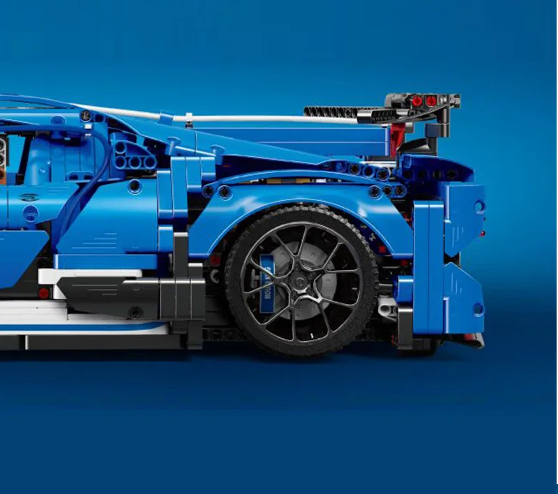 Yeshin 20086 Technic Car Series 42083 синий гоночный скоростной автомобиль в сборе модель автомобиля Дети Рождественские игрушки, подарки строительные блоки кирпичи