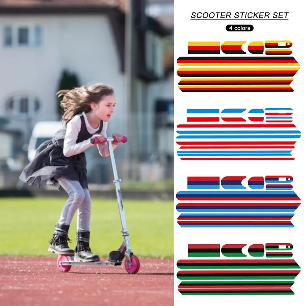 

Electric Scooter Stickers Set Waterproof Scooter Full Body Sticker Film Anti-scratch Pull Flower Suit For Xiaomi 1S/PRO/M365