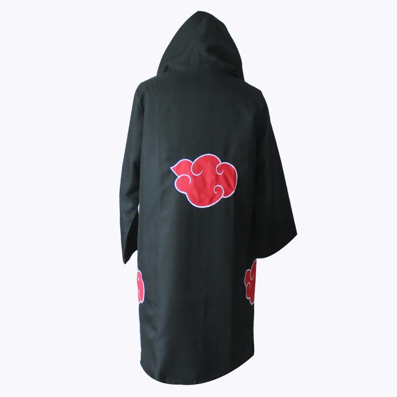 

High Neck Red Cloud Embroid Cartoon Cloak Harajuku Red Cape Cosplay Robe