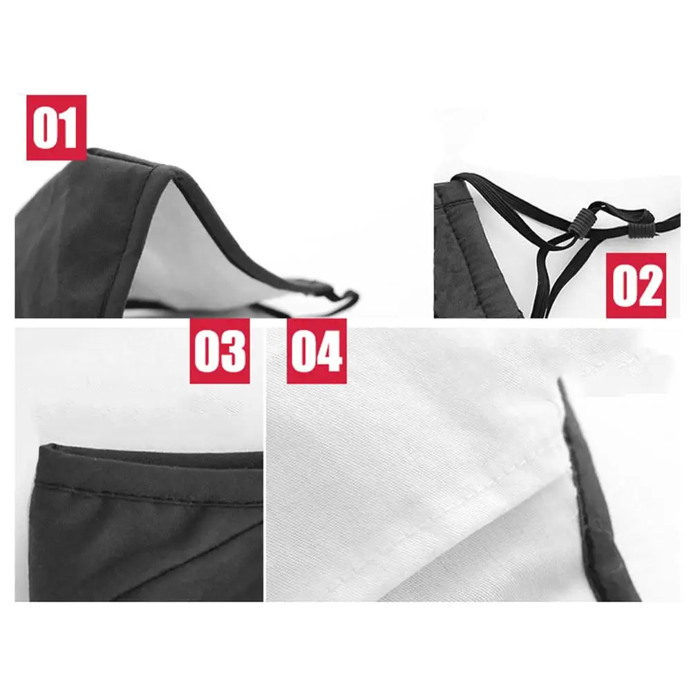 Пылезащитная респираторная маска PM2.5 для защиты от загрязнения моющиеся