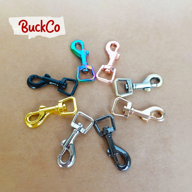 

10pcs/lot 15mm Metal Nickel Plated Quick Release Buckles For Dog leash Outdoor Backpack Collar-Strap DIY Accessory 8 colours