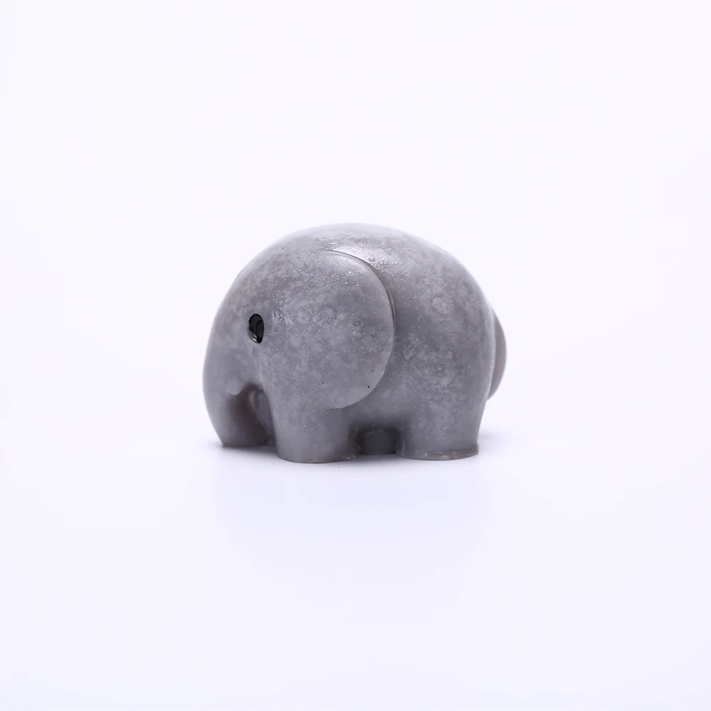 

Cute Garden Decorations Miniature Craft Resin Elephant Resin Animal Figurines Mini Landscape Fairy Garden Decor