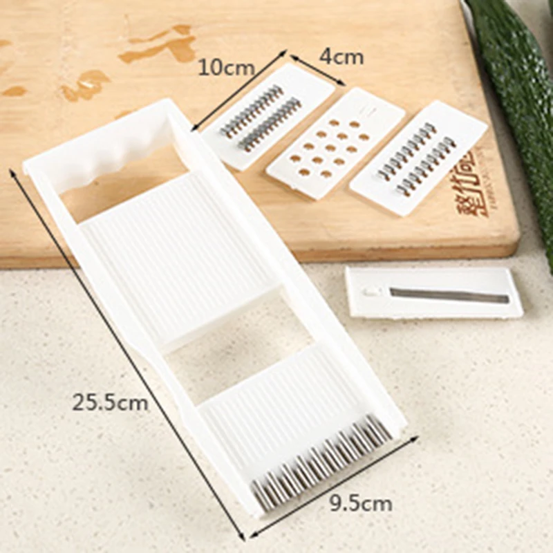

Manual vegetable cutter slicer kitchen accessories multifunctional 6-piece slicer potato cheese kitchen gadget