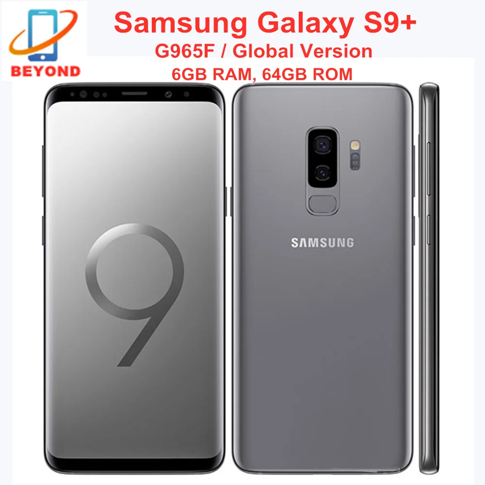 Samsung Galaxy S9 + плюс G965F 6GB оперативной памяти 64 Гб встроенной глобальная версия Octa Core 6