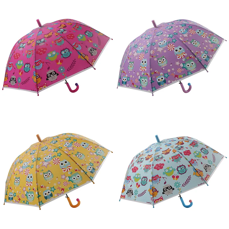 Новый стиль милый детский зонт с совой мультяшный нейлоновый Зонт капитан