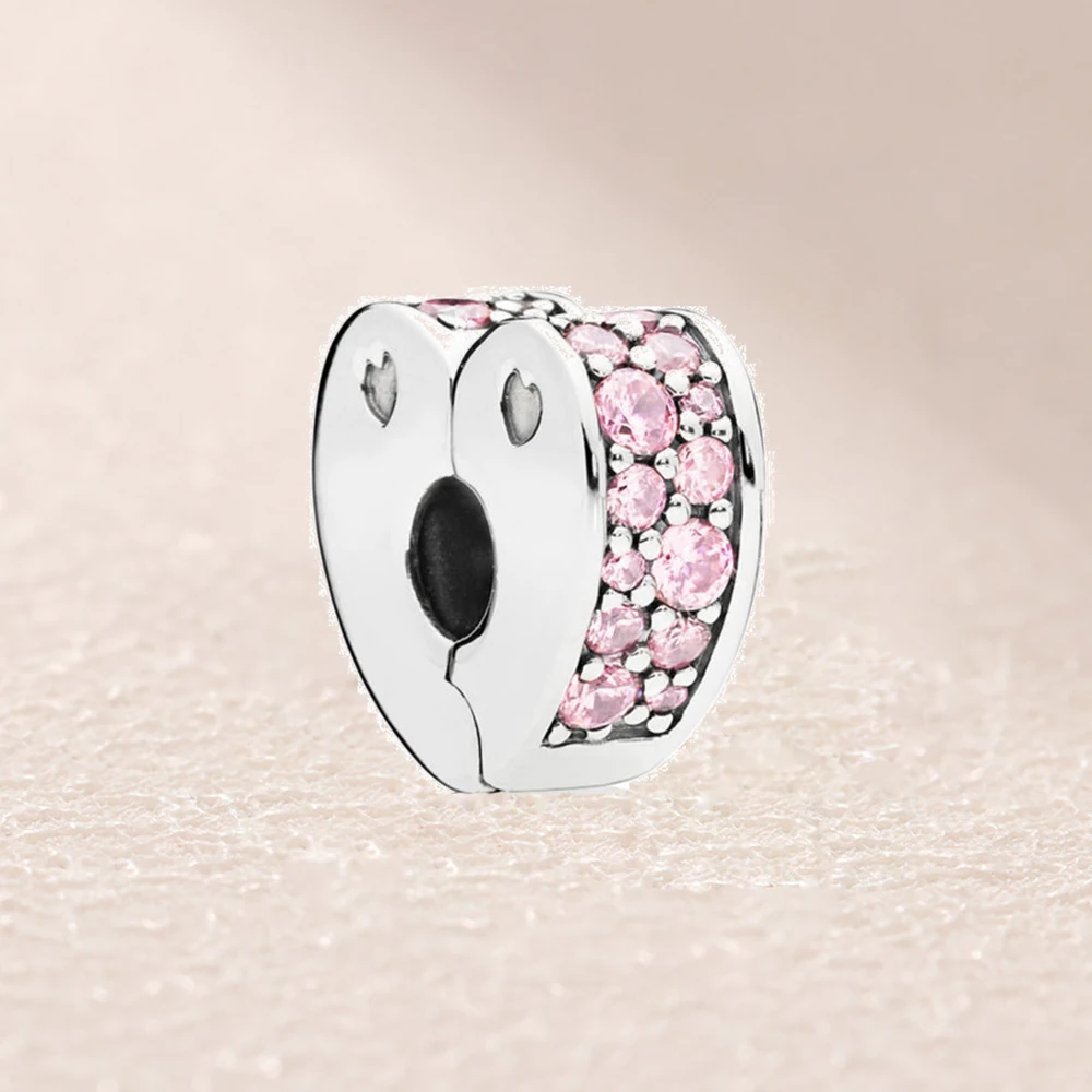 

797020PCZ PINK ARCS OF LOVE SPACER CLIP